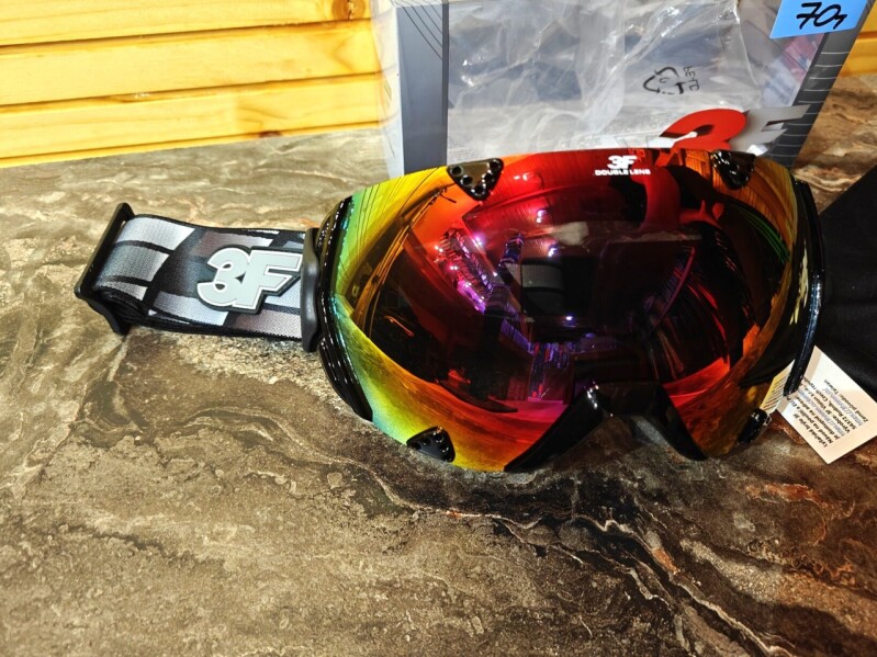 UNI LYŽIARSKE OKULIARE 3F VISON NAKED 2 POLARIZED BLACK